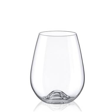 Engraved Christmas 460ml Stemless Wine Glass