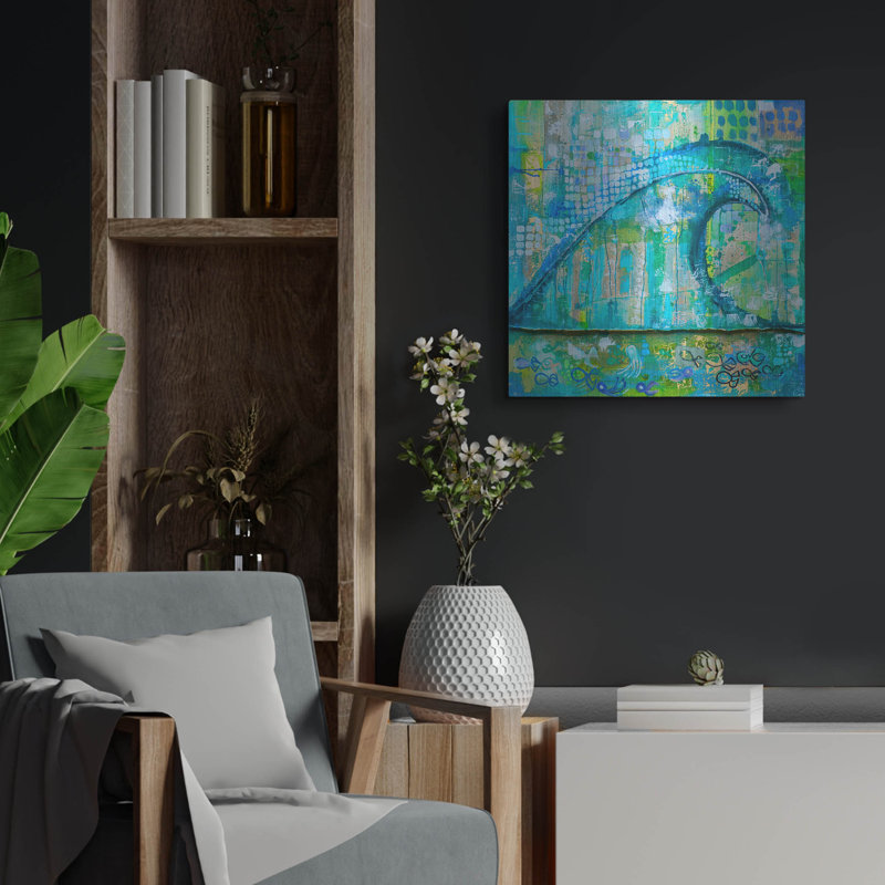 «Wave Fish» par Zwart, H 24 po x l 24 po