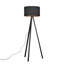 Baleine 135cm Black Tripod Floor Lamp-114865971