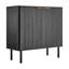 Table basse, armoire-buffet Mid-Century avec tablettes réglables, armoire de rangement anti-basculement pour l'entrée de la salle à manger