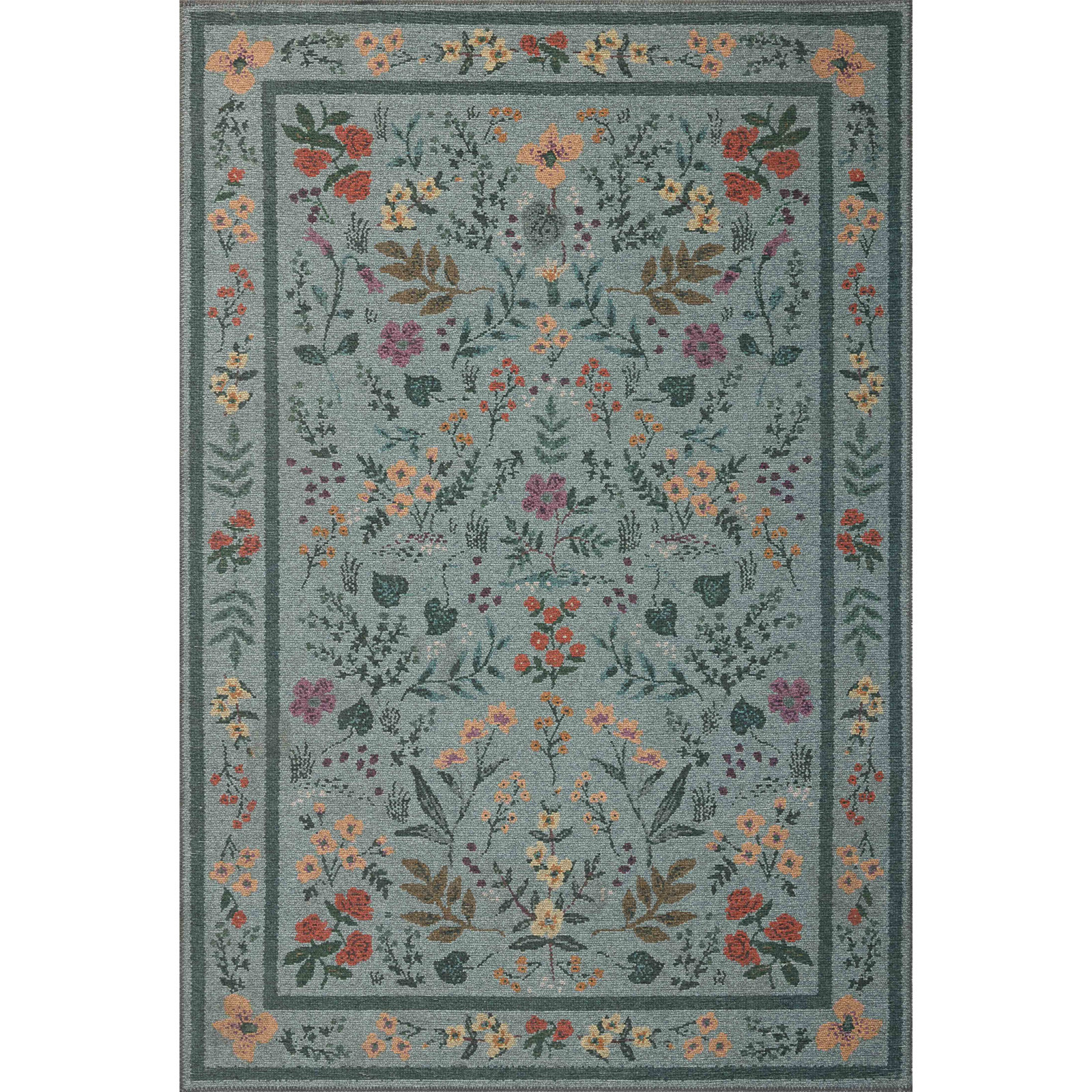 Wildwood Sage Area Rug, Round 5'