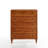 Ingraham Solid Wood Rattan 5-Drawer Chest