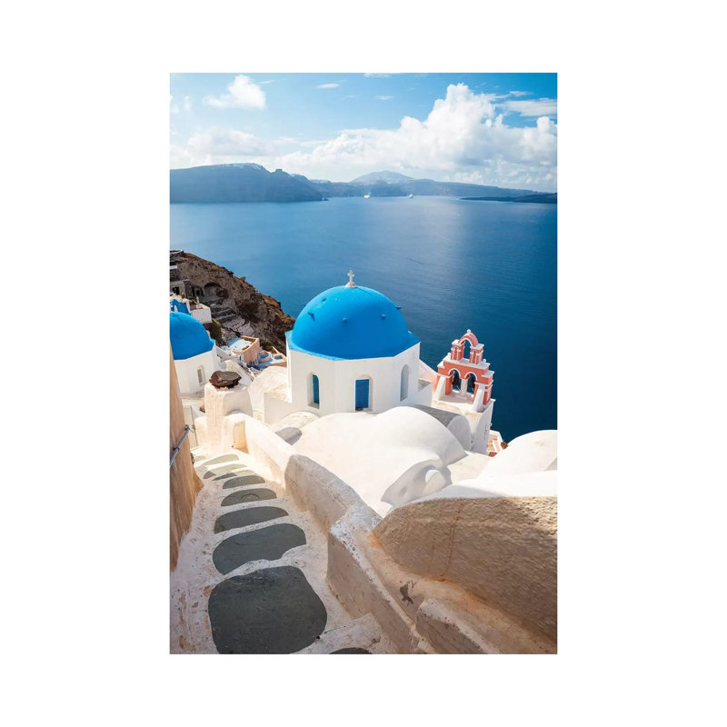 Oia, Santorini by Matteo Colombo - Wrapped Canvas Print, 152.5 cm H x 101.5 cm W