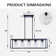 Siyona 5 - Light Dimmable Chandelier