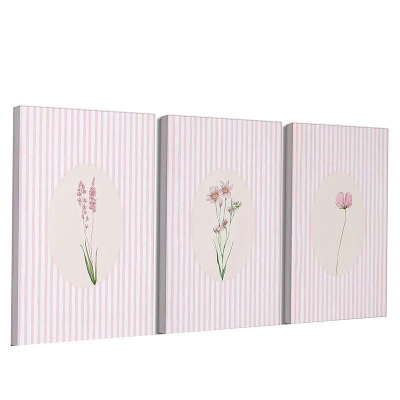 3 Piece Wrapped Canvas Wall Art