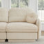 Canapé à assise profonde avec repose-pieds mobiles-981256192