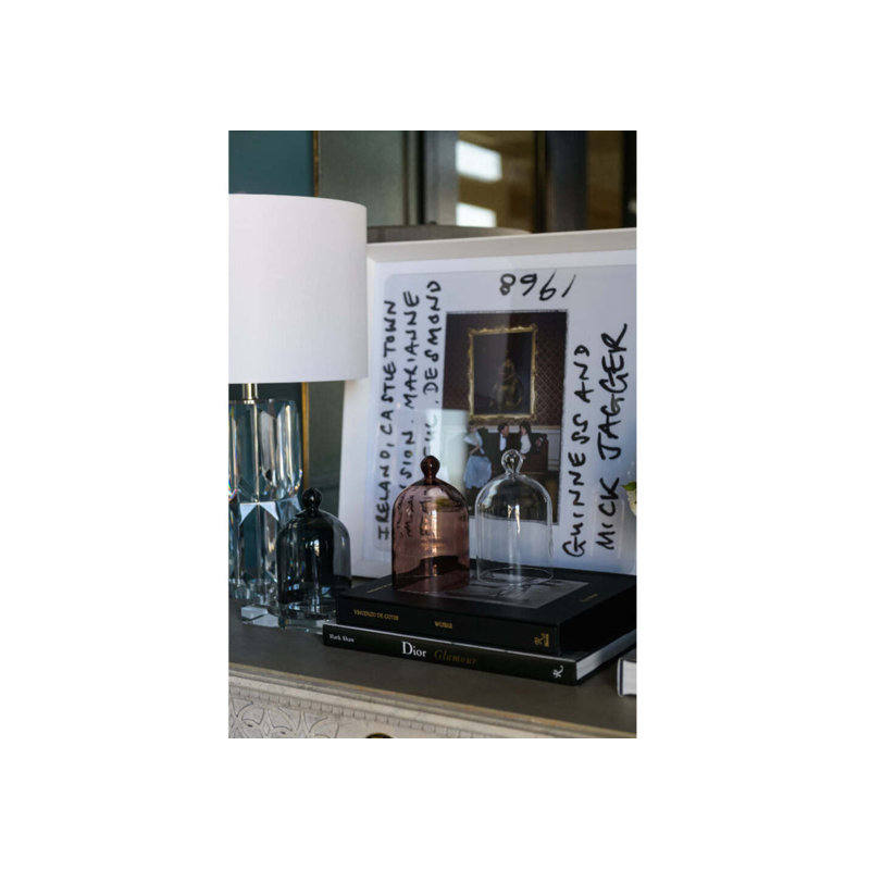 Glass Cloche Spice, Salt