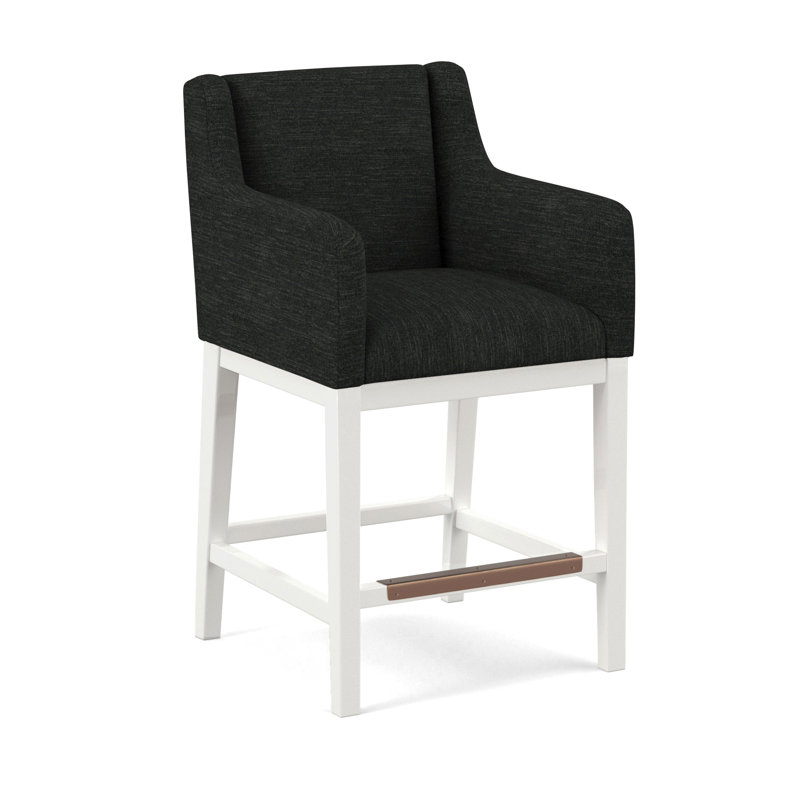 Upholstered Stool, Applause Float The Boat, White