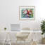 «Chic Vase Abstract Bouquet», reproduction encadrée sous verre, design par Petal Prints Design-1901316057-1901316059