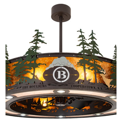 Boulders Downrod Ceiling Fan