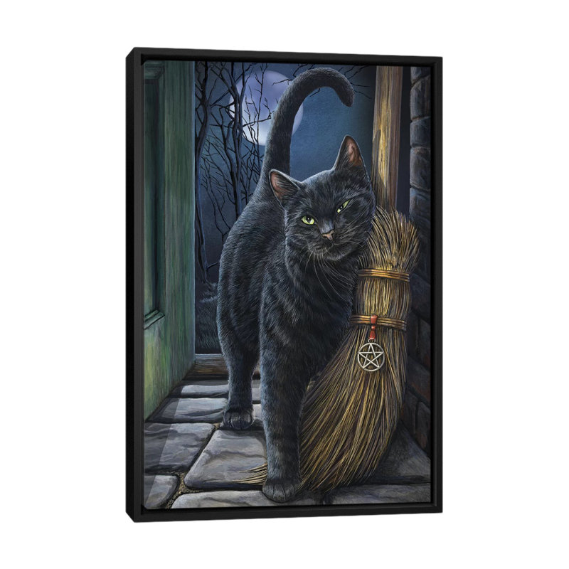«A Brush with Magick», impression sur toile, H 26 po x l 18 po x P 1,5 po, Pas de tapis, Toile encadrée noire