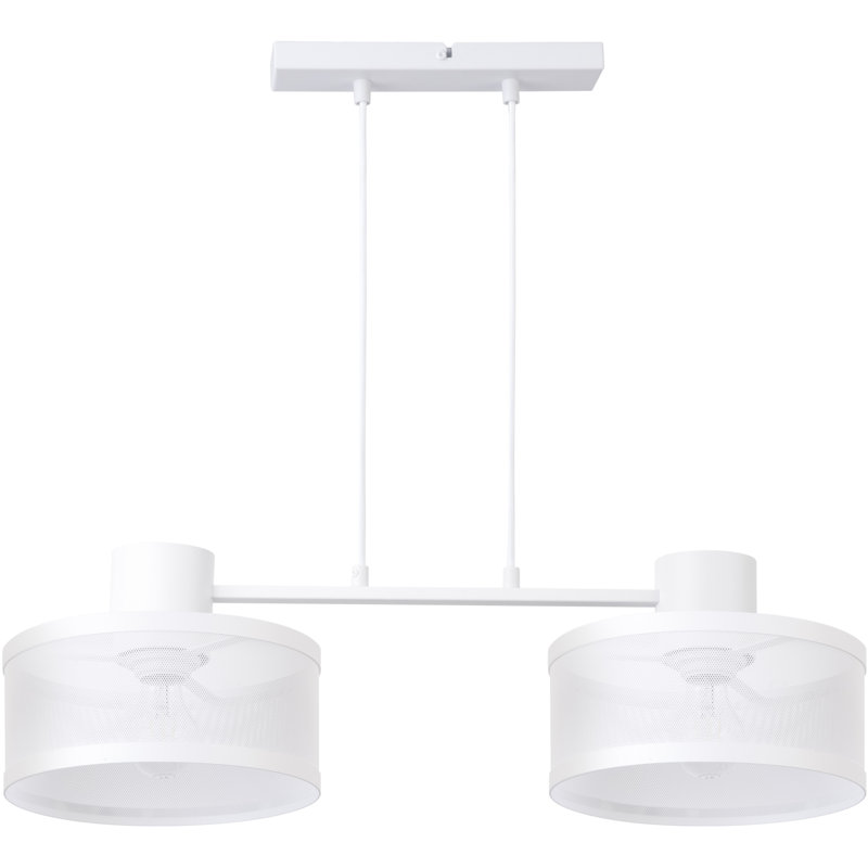Chessher 2 - Light Kitchen Island Pendant, White