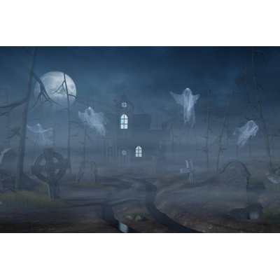" Graveyard In Forest "