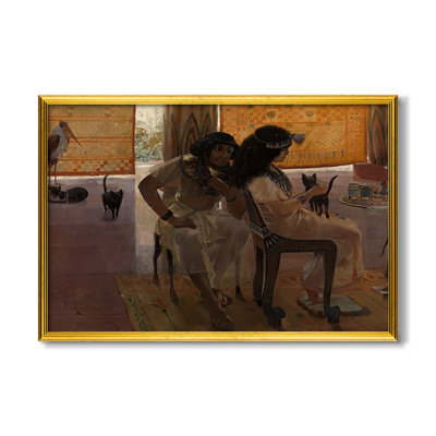 «The Age of the Pharaohs», 1914 - Georges-Antoine Rochegrosse - Toile encadrée sur mesure