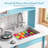 Wooden Kids Play Kitchen, Toy Kitchen Playset for Toddler, Pretend Oven, Microwave, Realistic Kitchen Sets for Boys Girls Age 3+-116247621