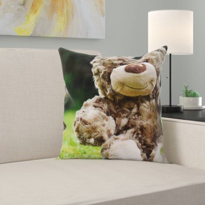 Microsuede Throw Pillow