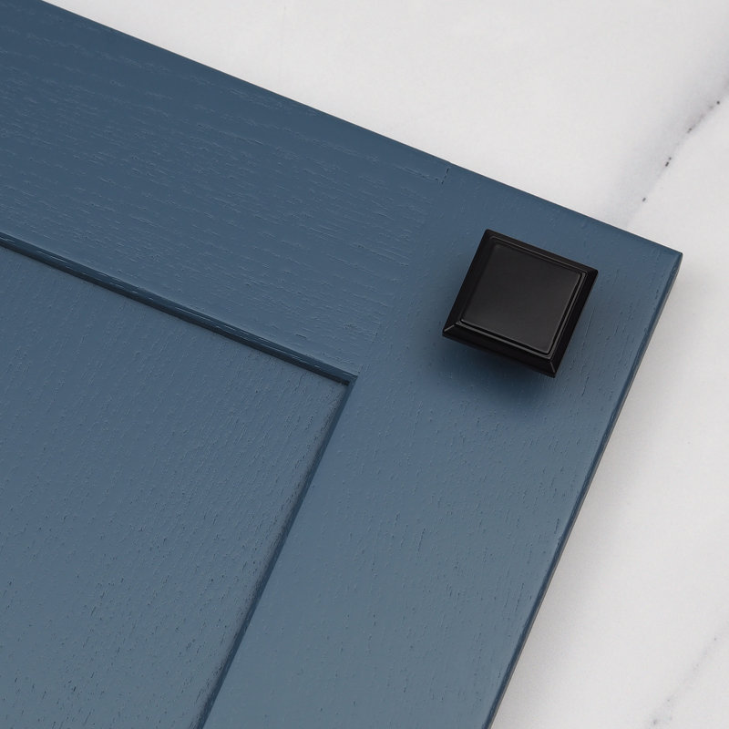 32mm Matt Black Square Knob, 32mm Knob