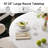 Wardat Round Faux Marble Top Metal Base Dining Table