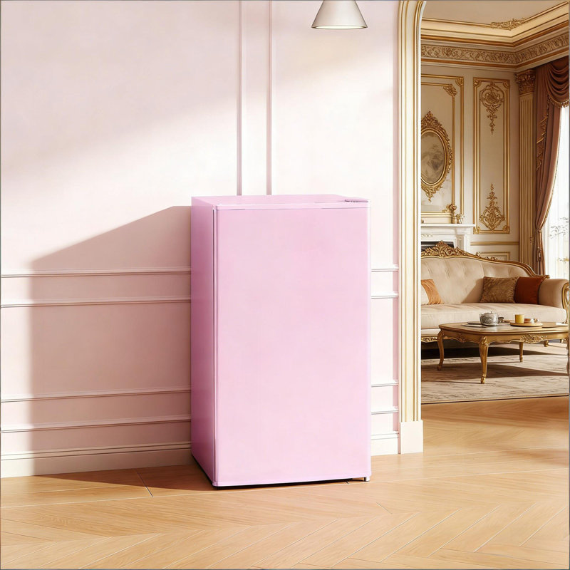Réfrigérateur compact, mini réfrigérateur, Rose
