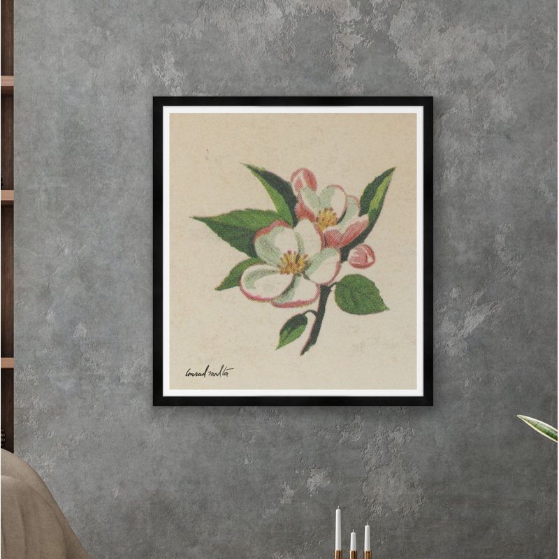 Moulton Collection " Cherry Blossom ", Black Framed