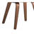 Casson 5Pcs Walnut Finish Dining Room Set