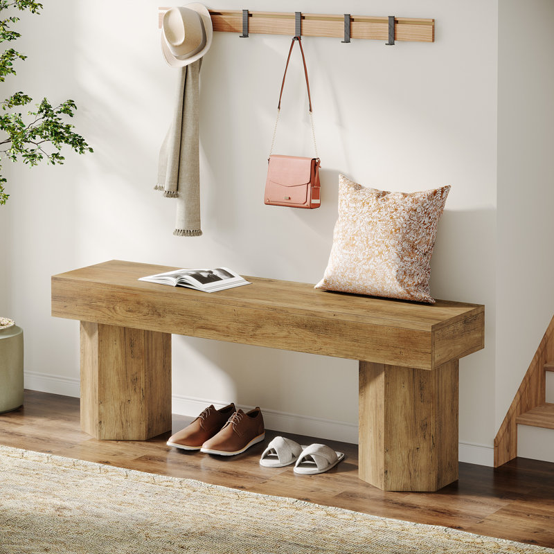 41" Farmhouse Entryway Bench