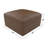 Cupertino Modern Leather Upholstered Square Ottoman 
