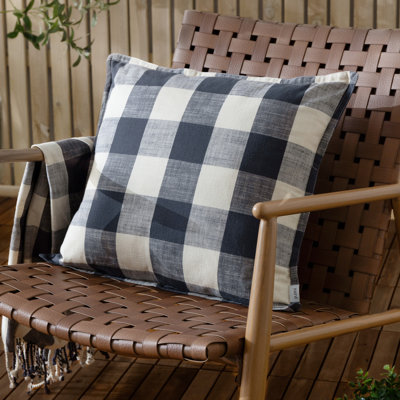 Jattin Indoor / Outdoor Gingham Square Throw