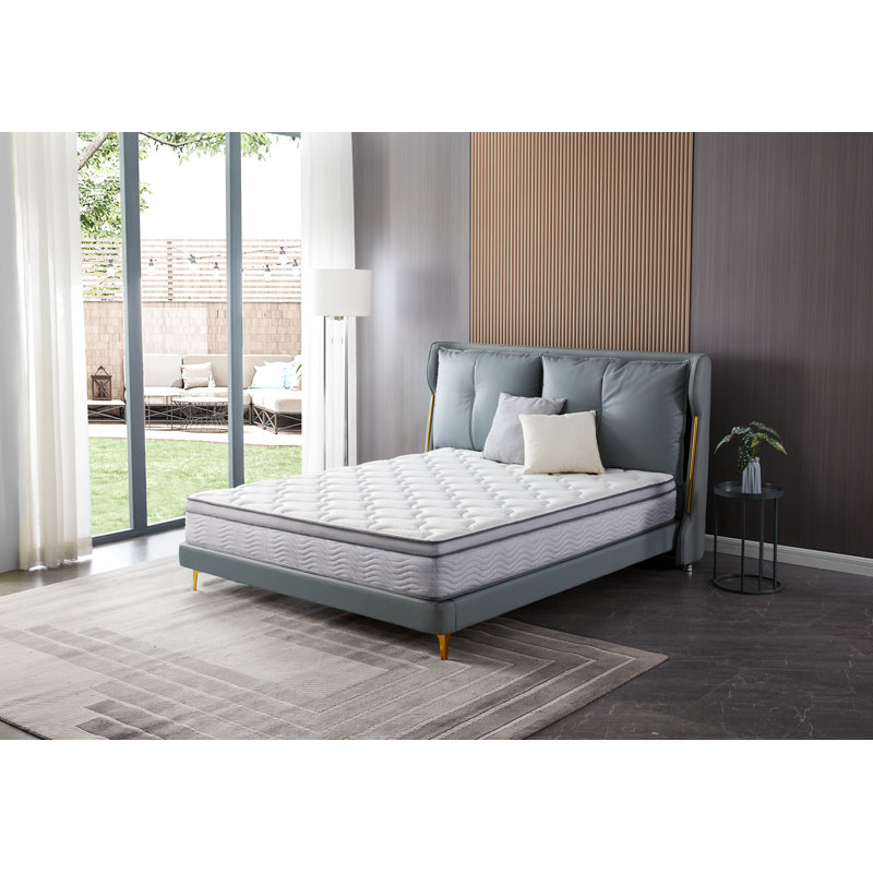 Restologie Pillow Top Hybrid Mattress, King, 10"