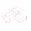 Modulaires modulaires peu encombrants, polyester gris, style moderne pour le salon