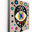 Horloge murale surdimensionnée «Eye of Consciousness Illustration I»-214006639