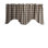 Cantonnière festonnée à carreaux Gingham