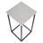 Nysta Maikel 21.5'' Tall Genuine Marble Frame End Table