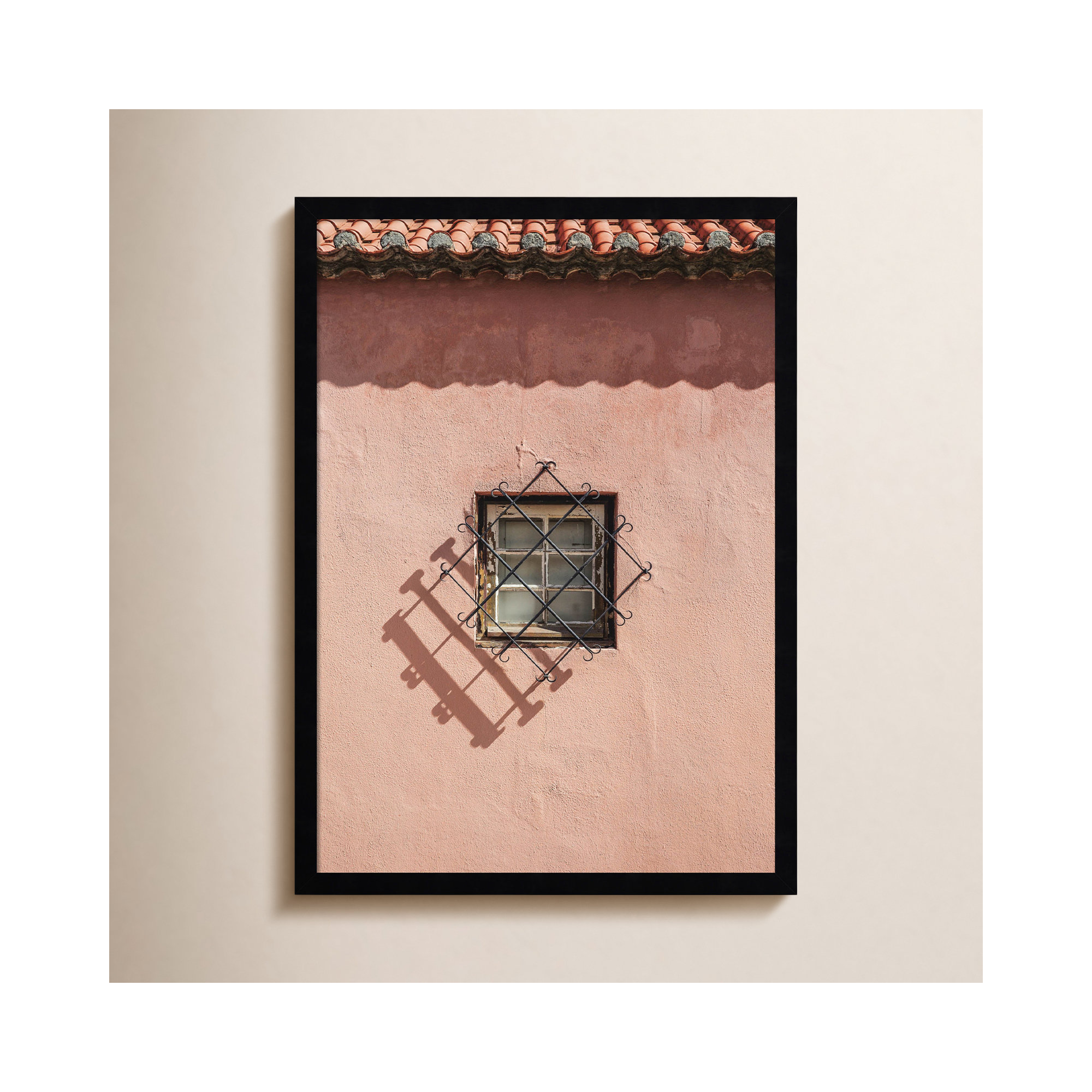 Window 02 by Shot by Clint Wood Framed Wall Art Print, Black, 25" H x 18" W