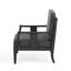 Chaise longue d'extérieur en bois de teck l 27,1 po avec coussin-651570814-651251285