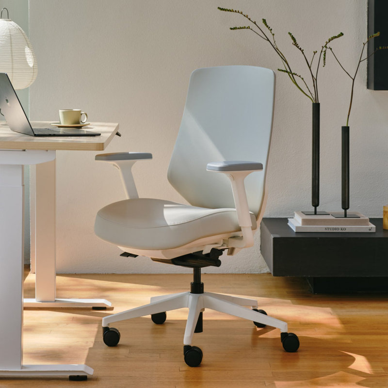 Ergonomic Chair Pro, Limestone, White