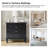 3-Drawer Traditional End Table with Charging Station and Pull-out Shelf -1361466422