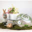 Présentoir à gâteaux lapin et tulipe Nassau