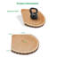 Tablette de coin rustique en bois 3 pièces