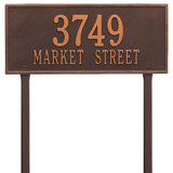 Hartford 2-Line Lawn Address Sign