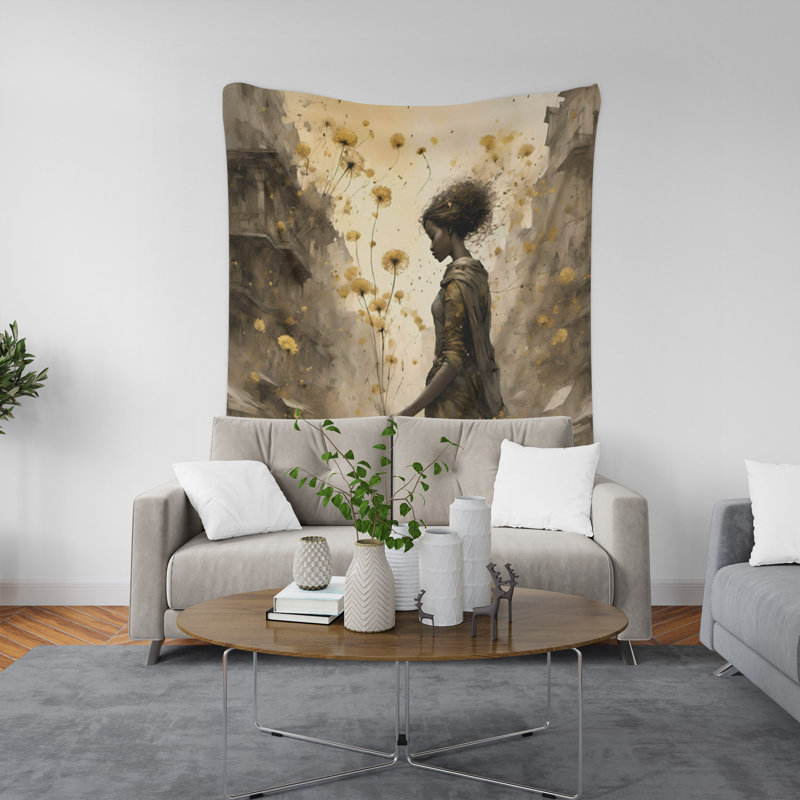 Tapisserie murale, H 88 po x l 104 po x P 1,2 po