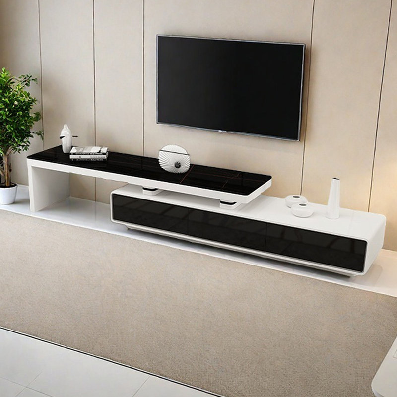 Nouveau meuble télé simple et innovant, Noir / blanc