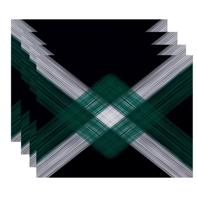 Hancock Polyester Geometric Rectangle Placemat