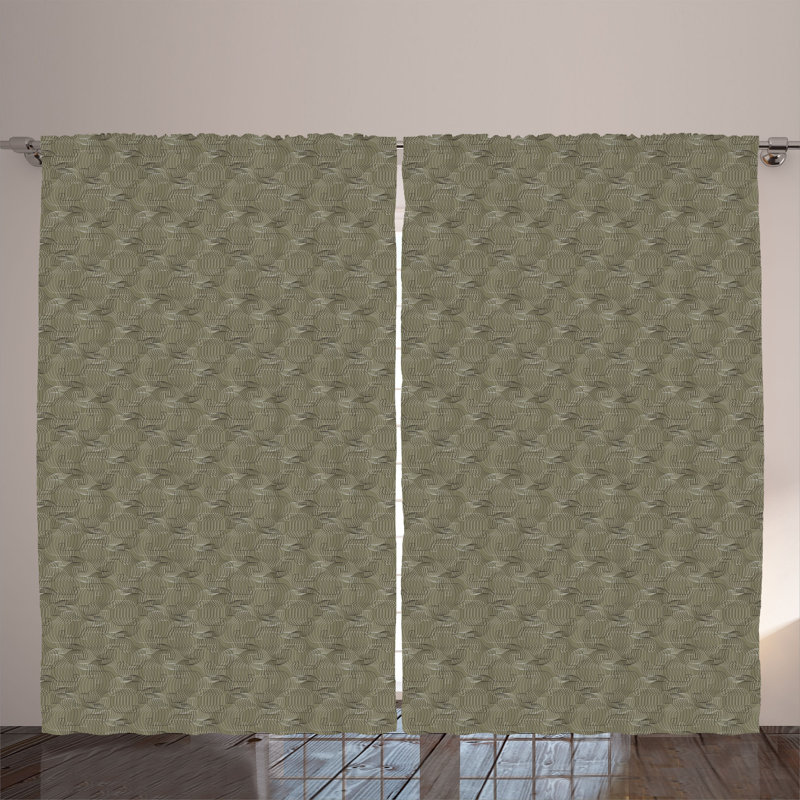 Semi Sheer Curtain Pair