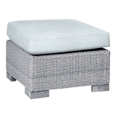 Club Outdoor Ottoman with Cushion
