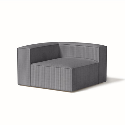 Hershberger-Canapé côté gauche-Gris-1/5