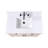 Andalo 37" Single Bathroom Vanity Top in Snow White with Sink