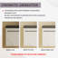 Ensemble de meuble-lavabo simple mural 19,68 "Jivin