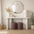 Console Table, White Wood, 63 Inch Rectangular Top With Minimalist Legs