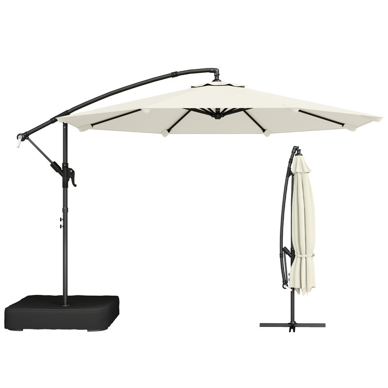 323cm Cantilever Parasol, Cream White